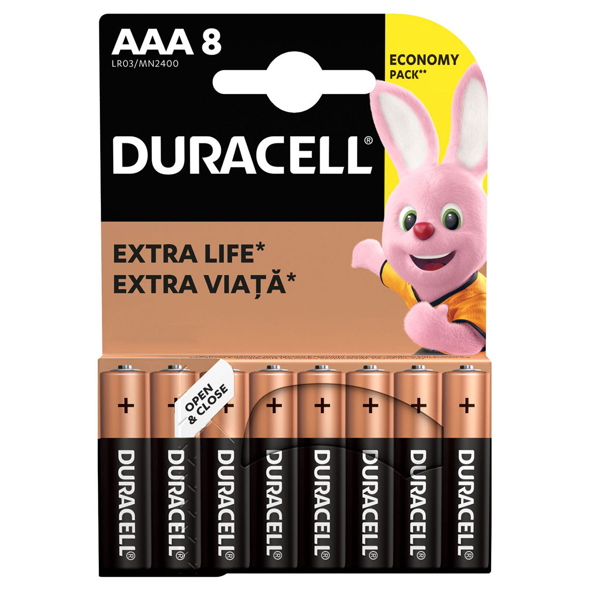 DURACELL Basic AAA, baterii, LR03, 8 buc [ps:2c742d5d-e8e3-462a-890f-8565aa2523df]