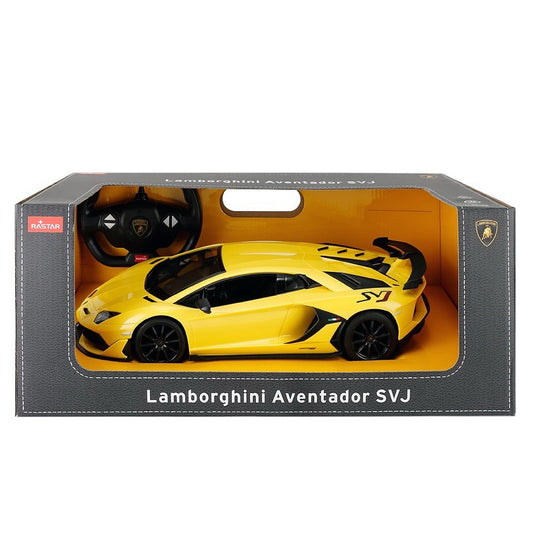 MASINA CU TELECOMANDA AVENTADOR SVJ PORTOCALIU SCARA 1 - Galben [ps:3f030ac7-aecb-4c0d-b62a-ad7813962a61]