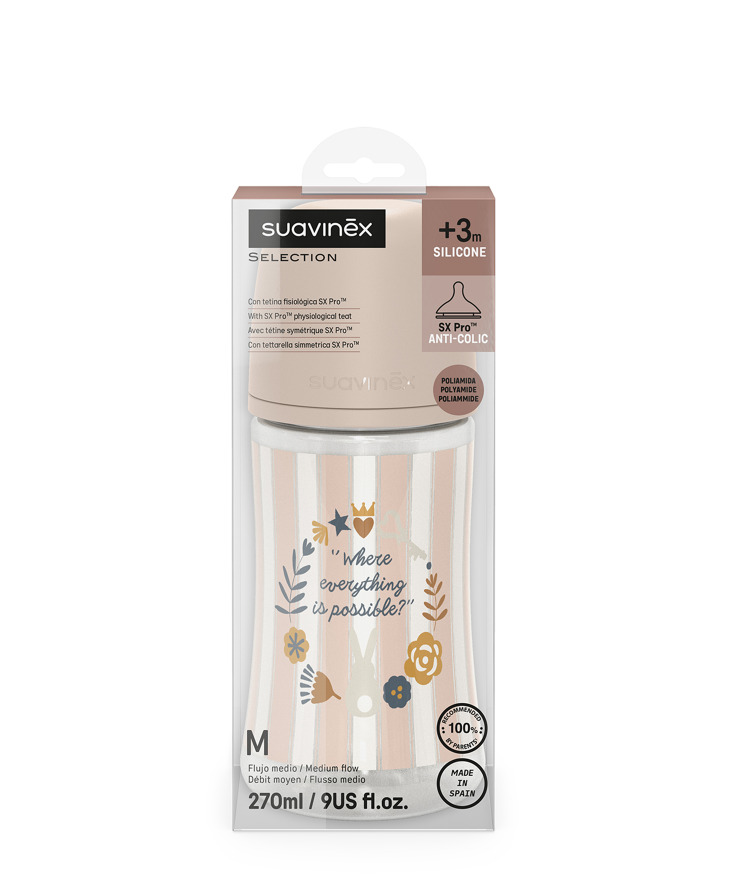 WONDERLAND BIBERON 270ML SXPRO DEBIT MEDIU ROZ [ps:e4b63ef8-ca91-4fcd-b805-dcc00e7d22b3]