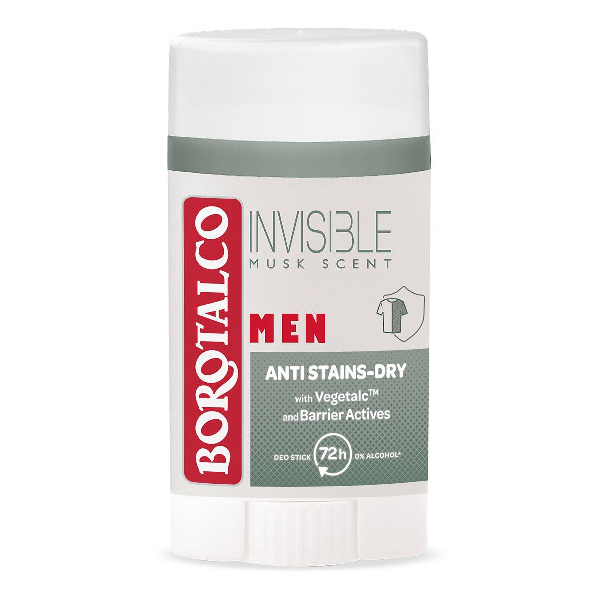 BOROTALCO Men Invisible, stick, 40 ml [ps:17ff2ad3-5ae7-462a-9154-bc0f8b220445]
