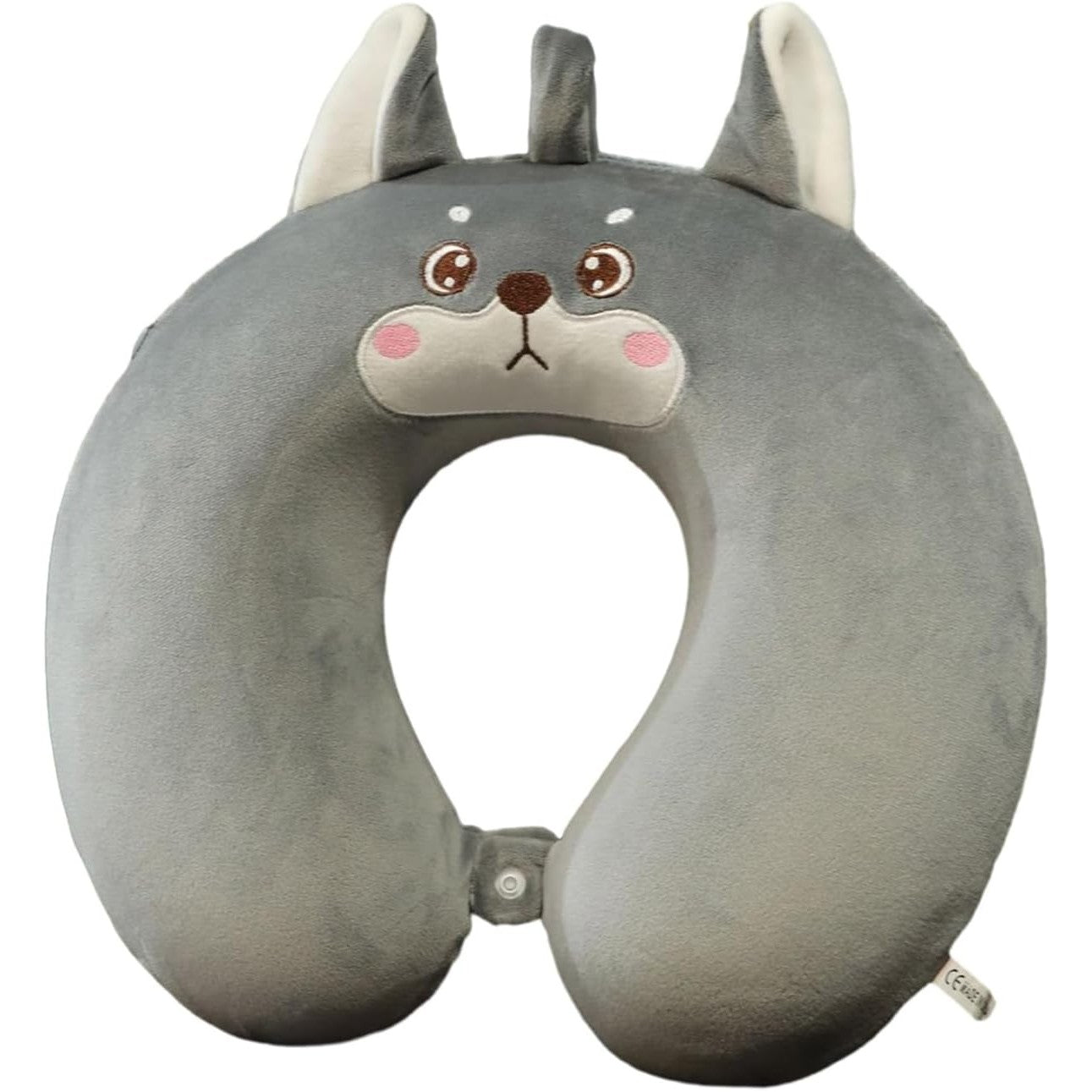 Perna de Calatorie Flippy U, Spuma Memorie, Model Pinguin - Gri [ps:8d00445e-7fd8-4a20-8c12-4413e8bedff1]