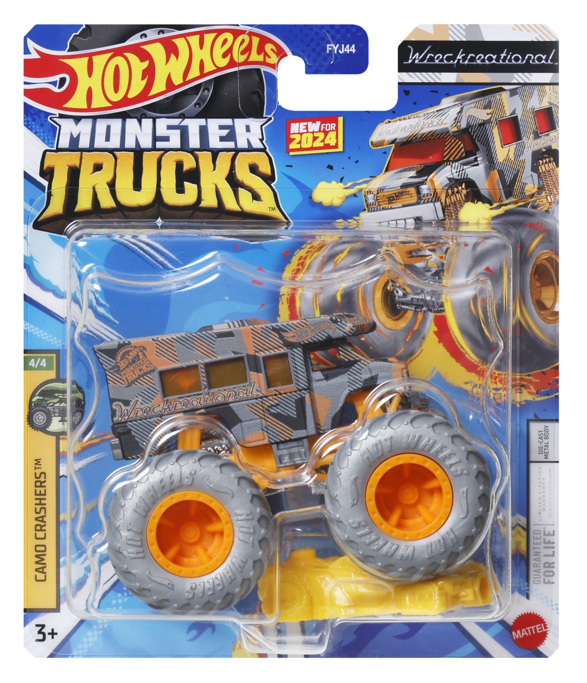 HOT WHEELS MONSTER TRUCK SET 2 MASINI SCARA 1 LA 64 - Wreckreational [ps:c3076bfe-53d2-4c24-9d39-89fd4f35cf5f]
