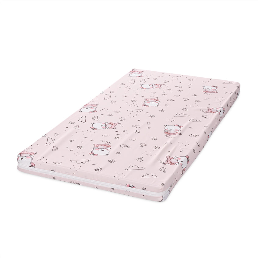 Saltea Pat Classic 60x120x6cm Lorelli, Spuma Elastica - Pink Ballerina Bear [ps:54f76313-1c9b-4e57-9e2e-1388699ca82a]
