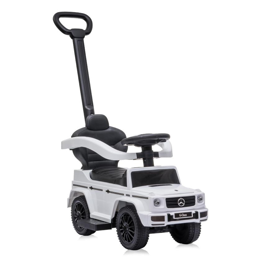 Mașinuță Mercedes-Benz G350D Lorelli cu Mâner Parental, Albă - Alb [ps:2adb383a-eb7a-4d3e-b6cb-193ea4d38b37]