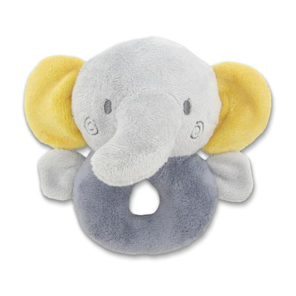 Ursulet de Plus Zornăitor Lorelli Toys, 11 cm, 0 luni+ - Elefant gri [ps:334d2fa0-fd5b-4278-b092-c98f4550f976]