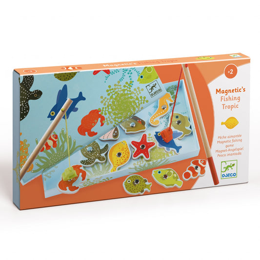 Joc magnetic de pescuit Fishing tropic, Djeco [ps:285e047a-1a94-40bc-bde8-5efd0992ed8a]