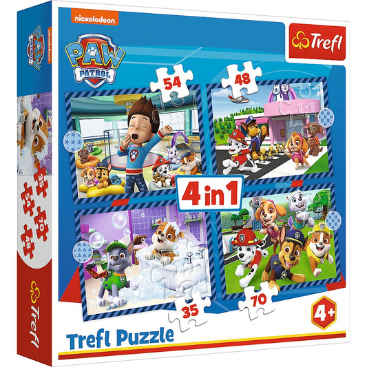 PUZZLE TREFL 4IN1 PATRULA CATELUSILOR ACTIVITATILE - Default Title [ps:90941193-112c-4991-b97d-3a260d3e89de]