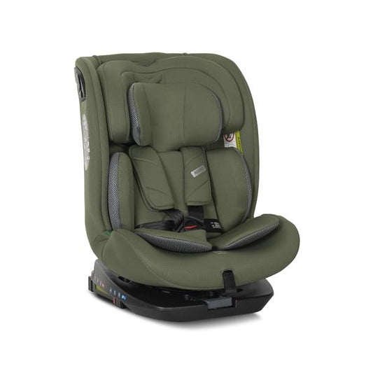 Scaun Auto Lorelli Rodeo i-Size, Rotativ, 0 luni-12 ani - Green & Grey [ps:bbae6c8a-e09d-4961-a57c-7aa95b789fb5]