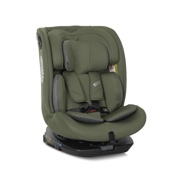 Scaun Auto Lorelli Rodeo i-Size, Rotativ, 0 luni-12 ani - Green & Grey [ps:bbae6c8a-e09d-4961-a57c-7aa95b789fb5]