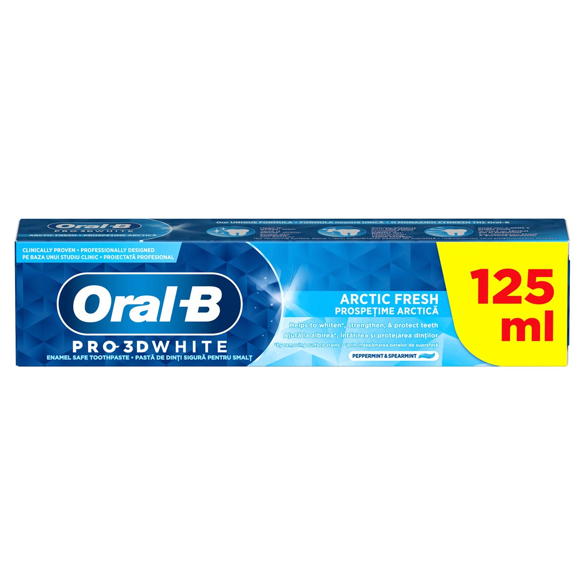 ORAL-B Pro 3D White, pasta de dinti, Artic Fresh, 125 ml [ps:3be8170f-1927-4c6c-aa8f-b989f99b0ebe]