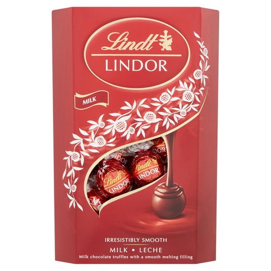 LINDT Lindor, bomboane de ciocolata, cu lapte, umplutura cremoasa, 337 g [ps:9dbf630a-924c-4ff3-95a8-f0eed501c1f2]