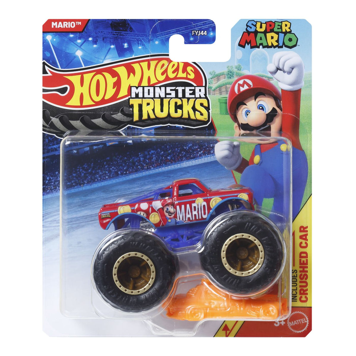 HOT WHEELS MONSTER TRUCK MASINUTA SCRATCH ATTACK SCARA - Super Mario [ps:6d87e912-74d4-4dab-843f-2a3e84290f75]
