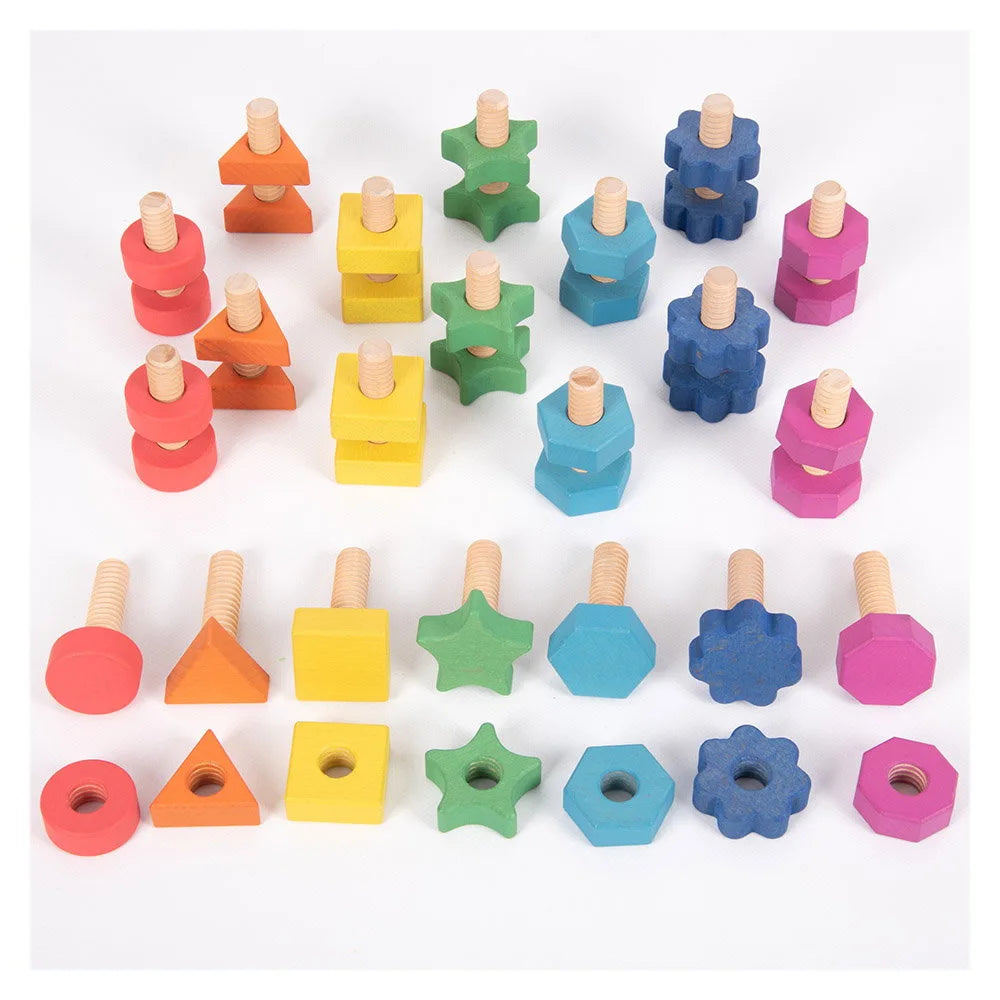 Set Șuruburi și Piulițe din Lemn Nuts & Bolts Tickit - Default Title [ps:082a59b2-05a3-4d24-a808-1f7a1b4f72ef]