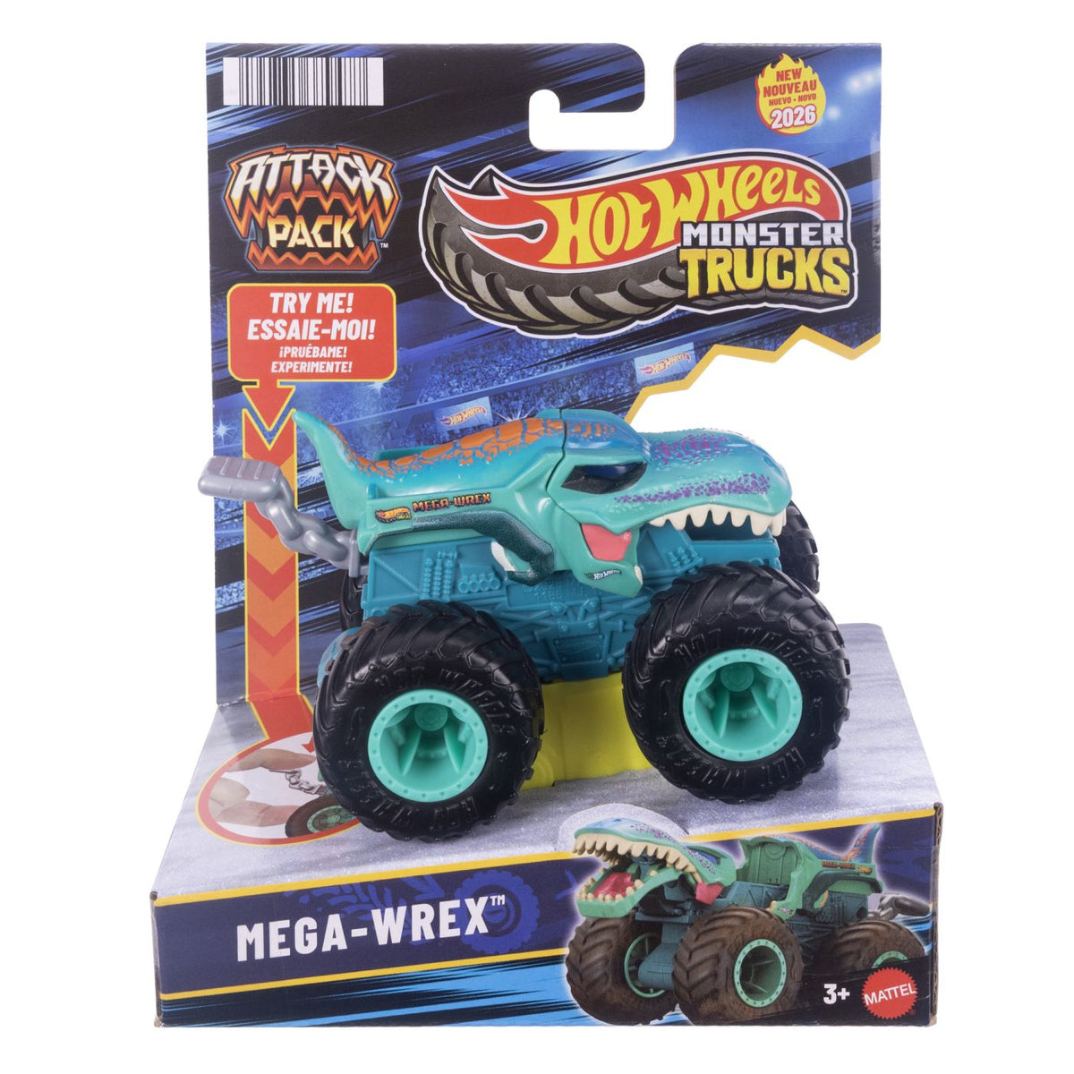 Hot Wheels Monster Truck Mega Wrex 1:64 - Mattel - Default Title [ps:bd5f762c-960e-4ffd-bac1-873c51a2a406]