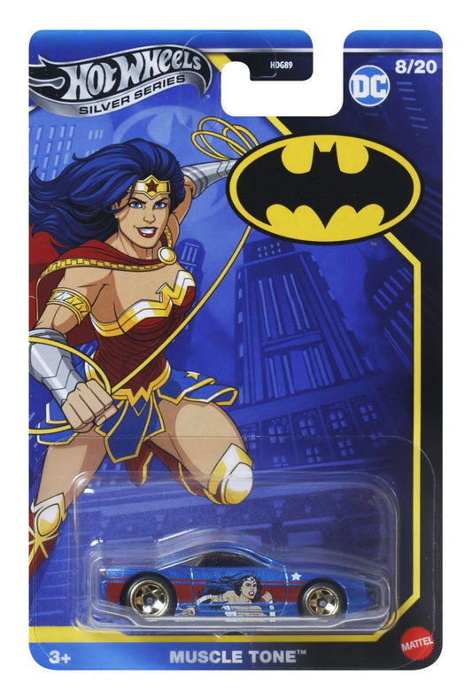 HOT WHEELS MASINA METALICA TEMATICA BATMAN MUSCLE TONE SCARA 1 LA 64 [ps:f27c2d01-4e7f-4e6d-a42f-4ae16053c8a7]