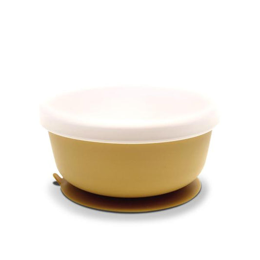 Bol Hranire Silicon cu Ventuză și Capac Lorelli, Fresh Green - Yellow [ps:89402662-7d78-4c97-92d0-610e073a6b06]