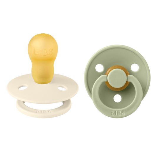 Set 2 Suzete BIBS Colour Latex, Tetină Rotundă, 0 luni - Sage [ps:6b52dae6-55e5-4e5d-9a88-884108b7ec05]