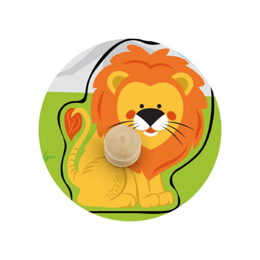 Puzzle cu manere - animale salbatice [ps:58193bf9-fbd0-4a12-9051-824d71c6dfb2]