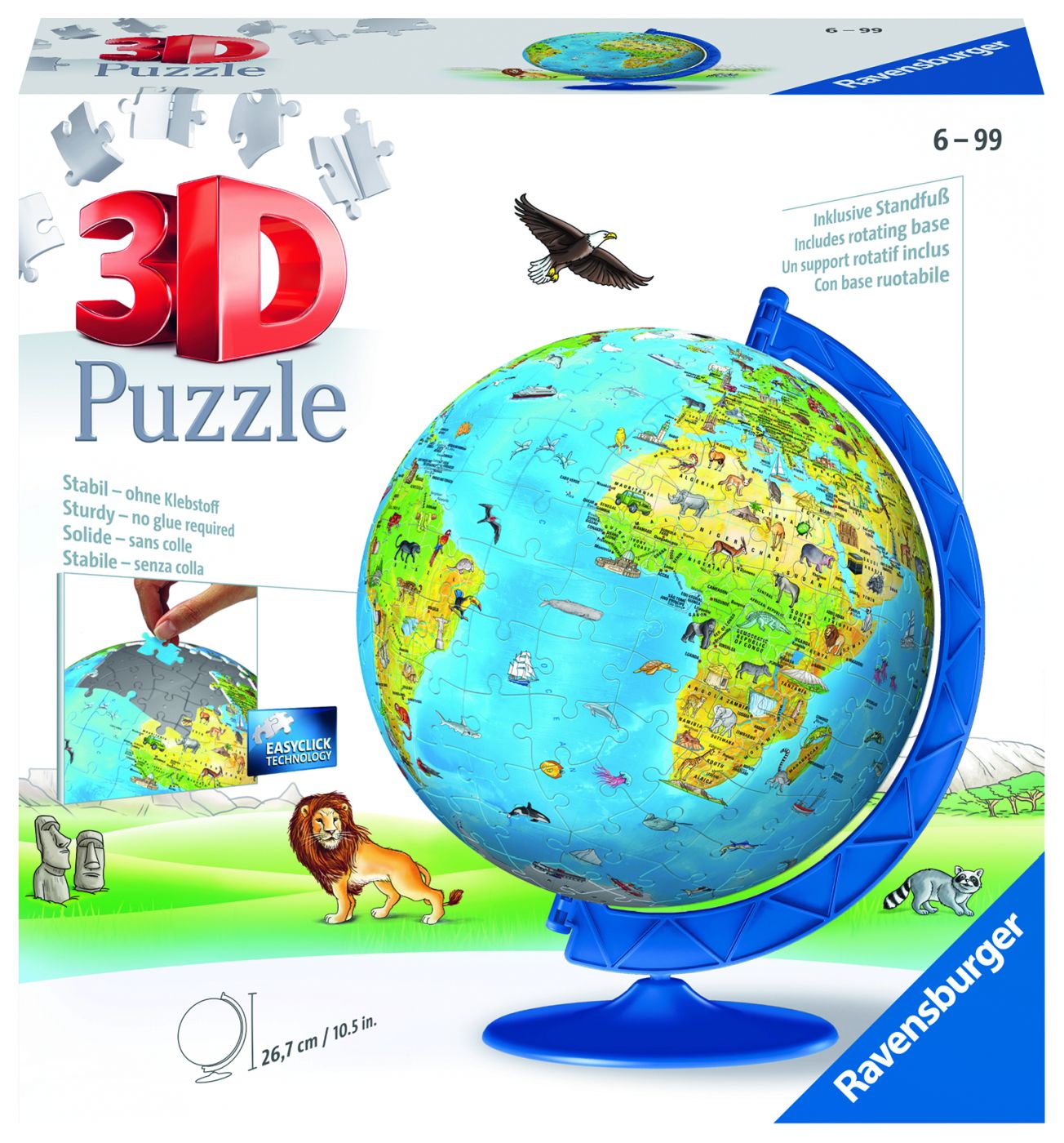 Puzzle 3D Globul Pământesc Ravensburger - Educațional - Default Title [ps:dbfb6007-06e7-4874-9b2b-4e70cadae9c9]