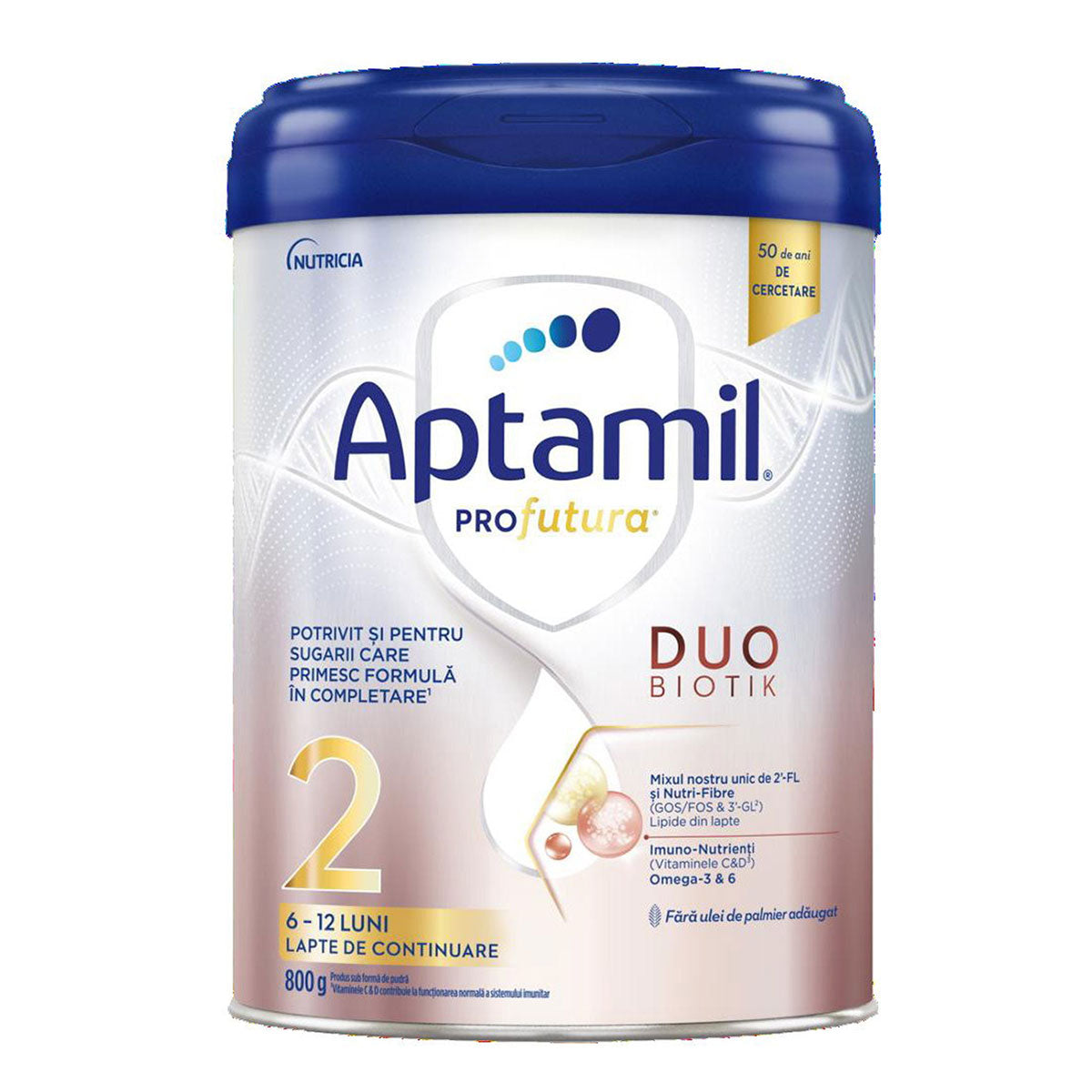 APTAMIL Profutura 2 Duo Biotik, lapte praf, de continuare, 6-12 luni, 800 g [ps:c2c9eb0a-e7b3-4b2c-8028-00409fc8b287]