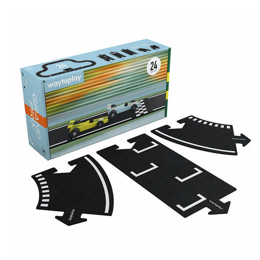 Traseu auto Waytoplay Grand Prix, 24 piese | infant.ro - Default Title [ps:62322702-6ebb-41c9-9a8b-9612de52126d]