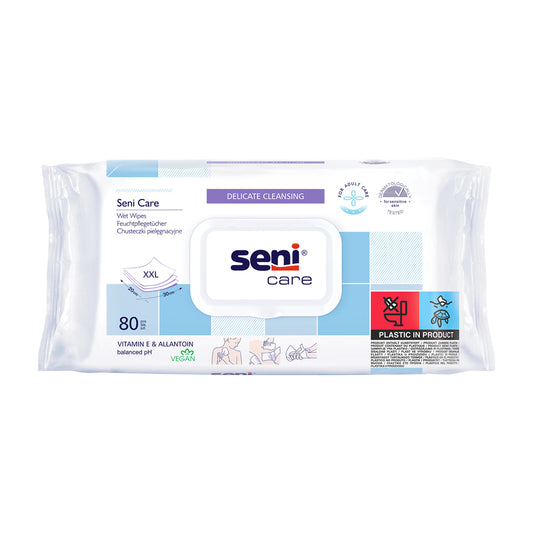 SENI Care, servetele umede, pentru adulti, 20x30 cm, 80 buc [ps:4e41ceac-c452-40ee-97fe-6248cb82d5a5]