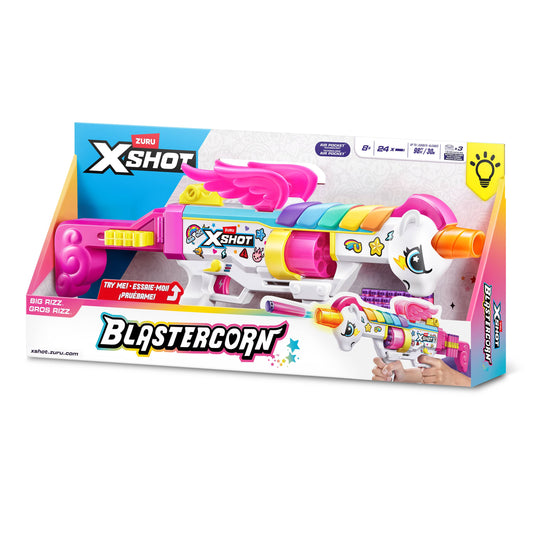 X-SHOT 1 model, arma de jucarie, Blastercorn, 24 proiectile [ps:9a46995c-b20d-49ac-81dc-5a71aa8878d6]