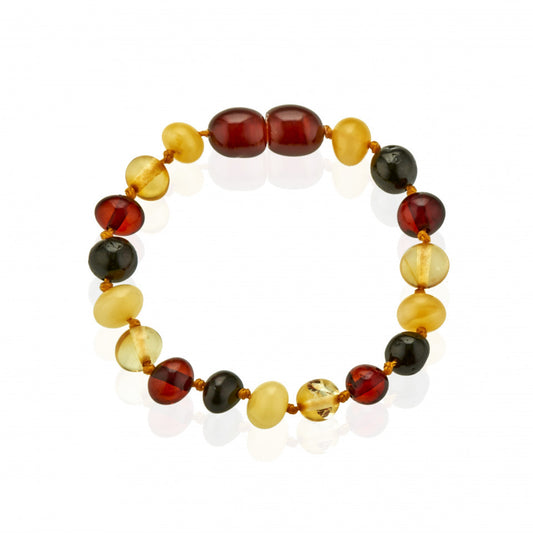 Bratara din chihlimbar pentru bebelusi BabyJem (Culoare: Multicolor) [ps:4671a539-0648-4d64-a17a-ebc0dd706d63]