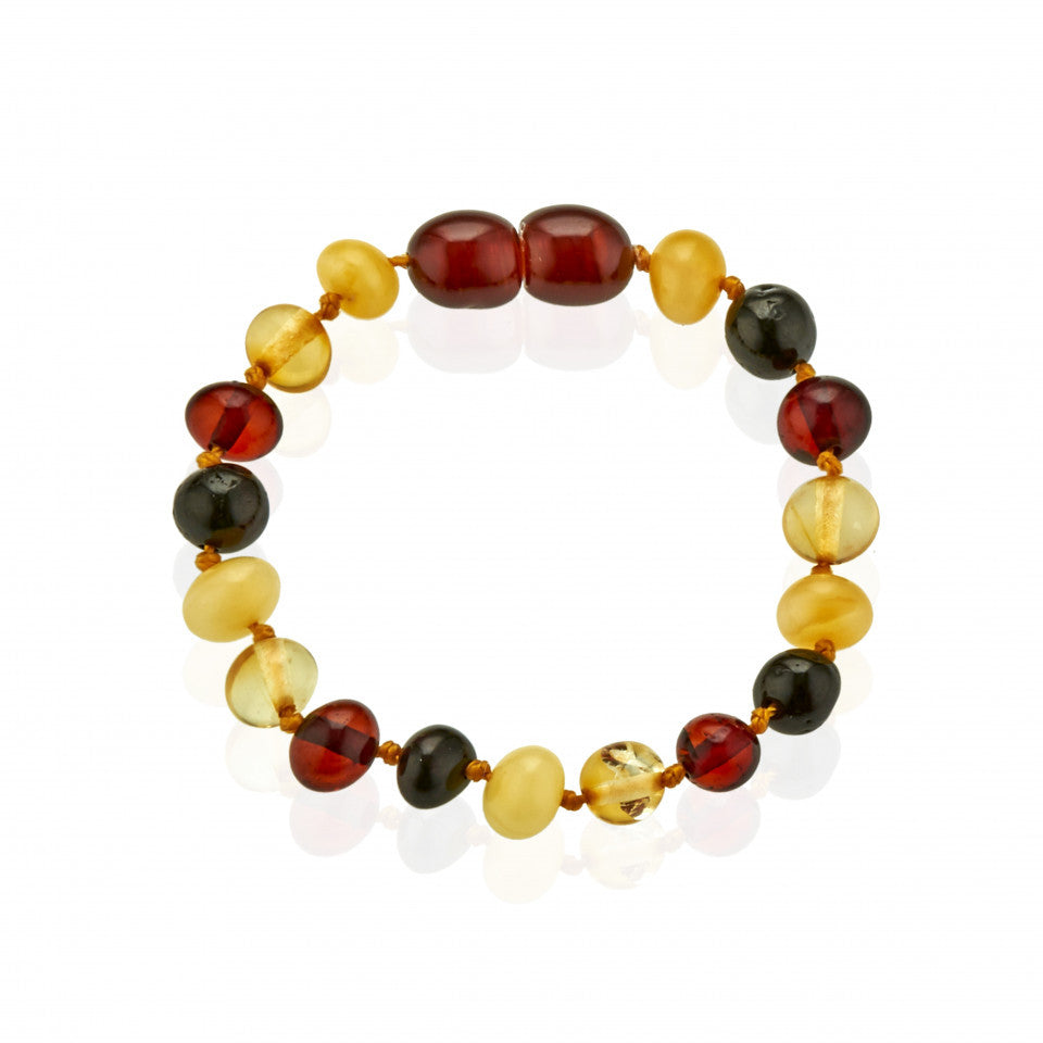 Bratara din chihlimbar pentru bebelusi BabyJem (Culoare: Multicolor) [ps:4671a539-0648-4d64-a17a-ebc0dd706d63]