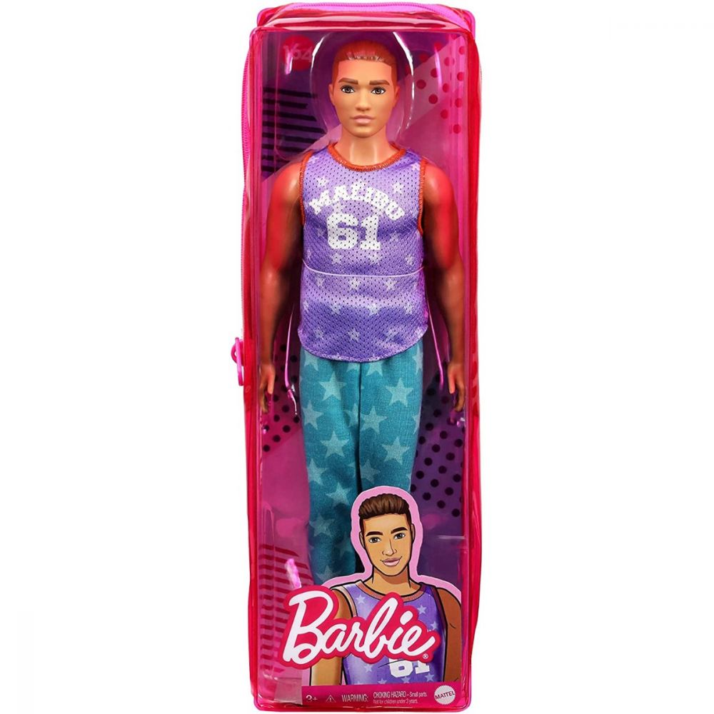 PAPUSA BAIAT FASHIONISTAS CU CAMASA SI PAPION Mattel - Maieul Malibu violet [ps:3e4ffe18-de03-47ba-b5ee-df548bcaf998]