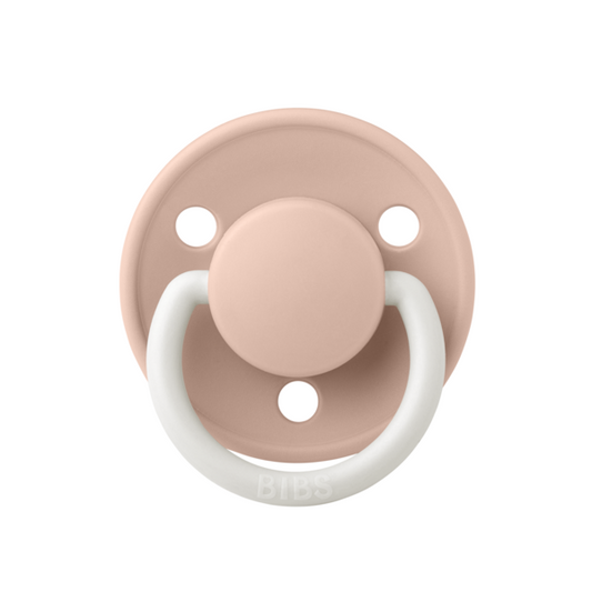 Suziță BIBS Glow Latex, Tetină Rotundă, 0 luni - Blush - Blush [ps:5e6cbfa0-3ad2-4eca-b351-088a9e722476]
