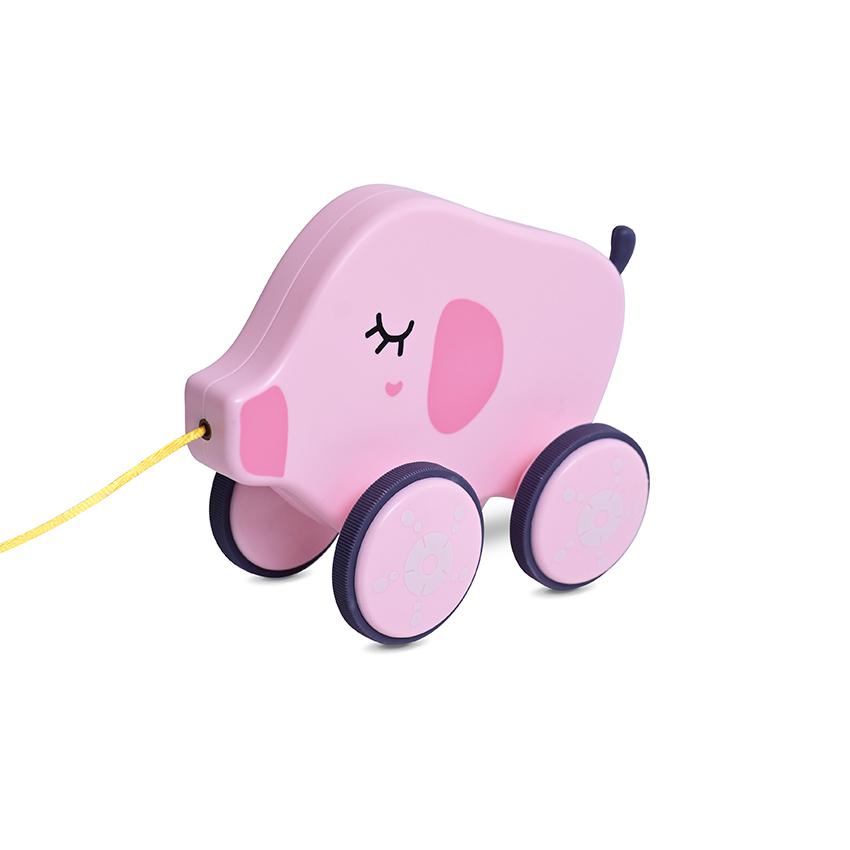Jucărie de tras Lorelli Piggy Pink, 9-36 luni | infant.ro - roz purcelus [ps:d6965c0d-4ebf-4e00-8149-accdfb4e47e9]