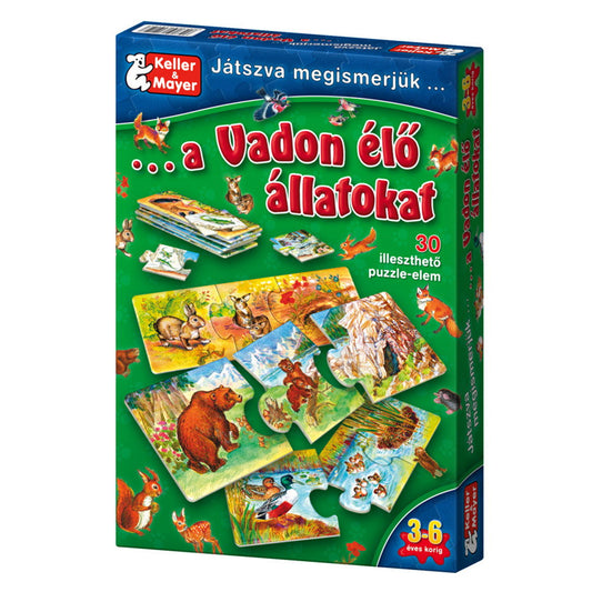 Puzzle Animale Sălbatice Keller & Mayer - Învățare prin Joc - Default Title [ps:62ed32a0-dd29-4bb0-ad38-d023eac82d67]