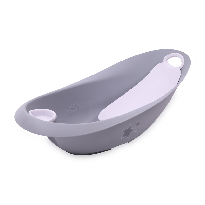 Set Cădiță Lorelli Luxe Stars White cu Reductor și Suport - Gri Stelute [ps:4cec41cd-d100-4676-8765-20373162c163]
