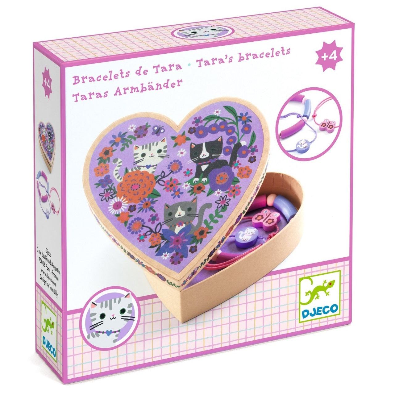 Set de bijuterii Bratarile Tarei, Djeco [ps:9b0bd546-382c-47cf-aed6-7f5ef0d9ff94]