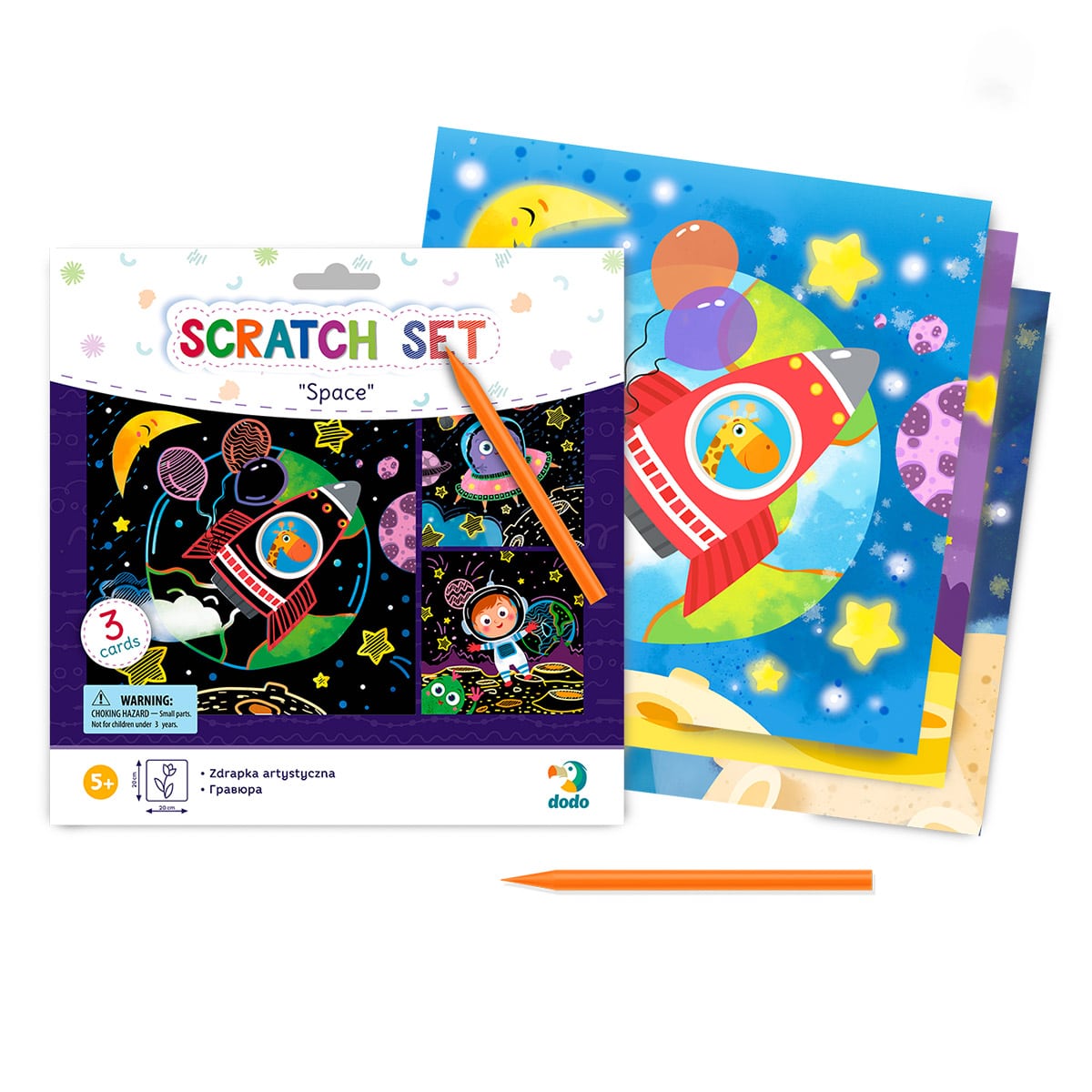 Set Creativ de Răzuit Spatiul Cosmic - Dodo Toys - Default Title [ps:ba7a75ca-19ac-4a80-a507-cecba1b4bbdc]