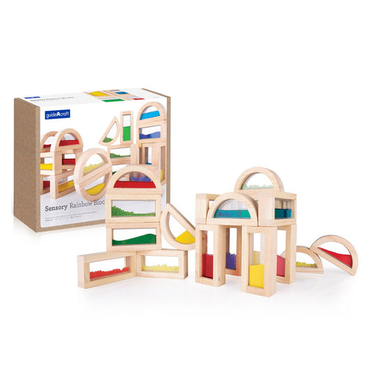 Sensory Rainbow Blocks Guidecraft - Set 18 Piese - Default Title [ps:4f1d6db8-8f63-46ee-b7a6-75916b10dc1b]