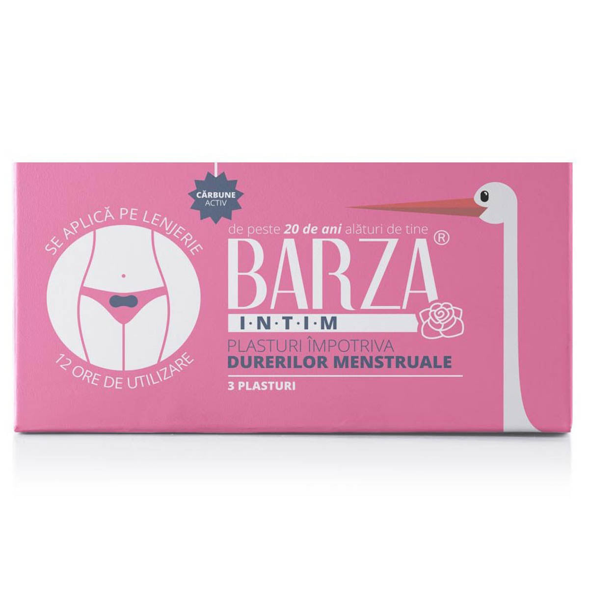 BARZA, plasturi dureri menstruale, 3 buc [ps:4cbd4752-5b02-49c1-8a7b-e8fcf18401af]