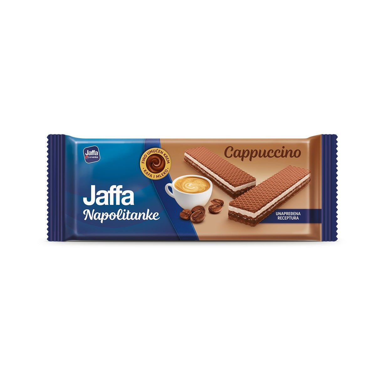 JAFFA WAFERS Napolitane, gustare, cu crema de capuccino, 160 g [ps:632752cd-6d4f-44e3-b232-b2f3877eb6bf]