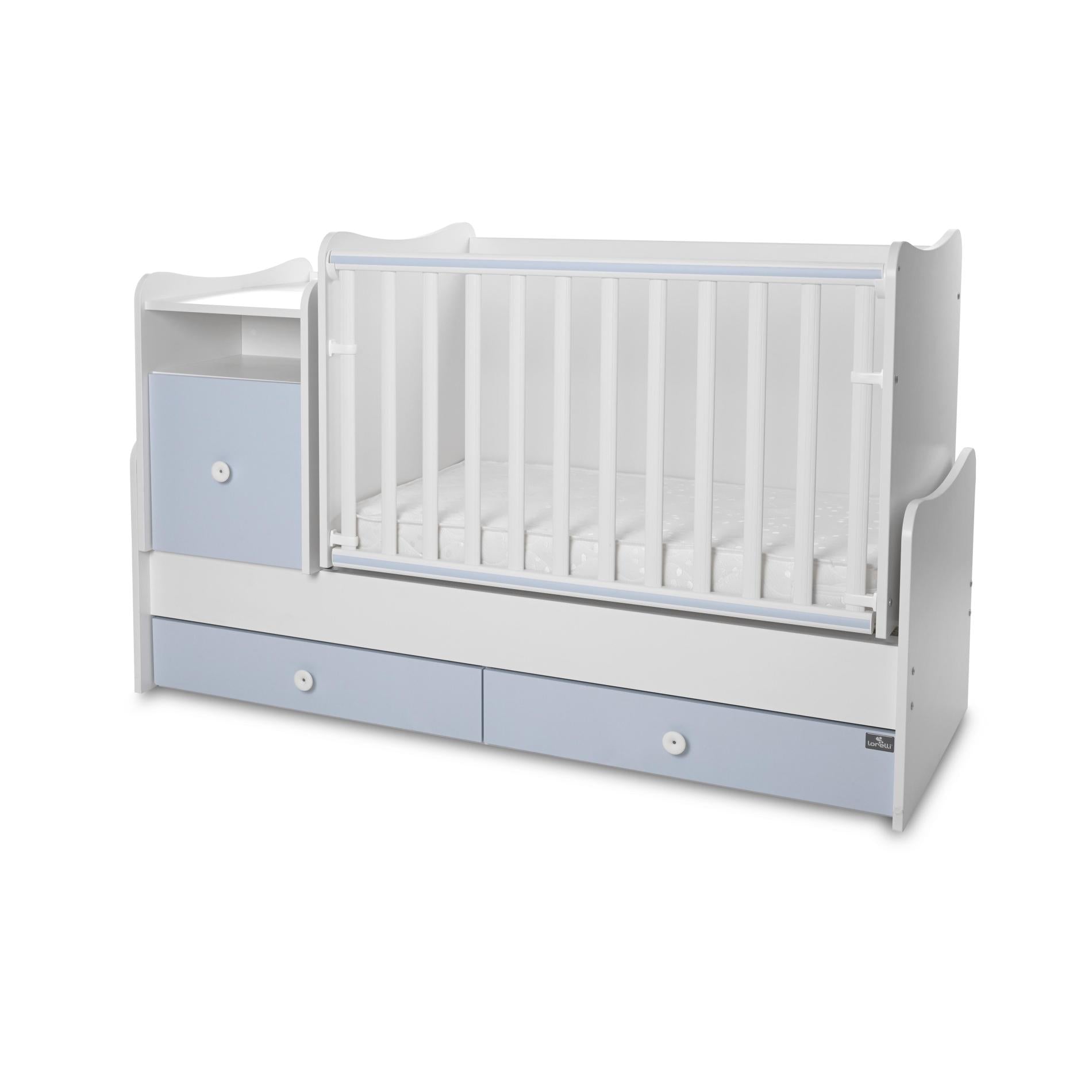 Mobilier Trend Plus Lorelli, White Milky Green - alb albastru baby [ps:55285a20-ee3d-4a9d-b088-60be8a30fb1d]
