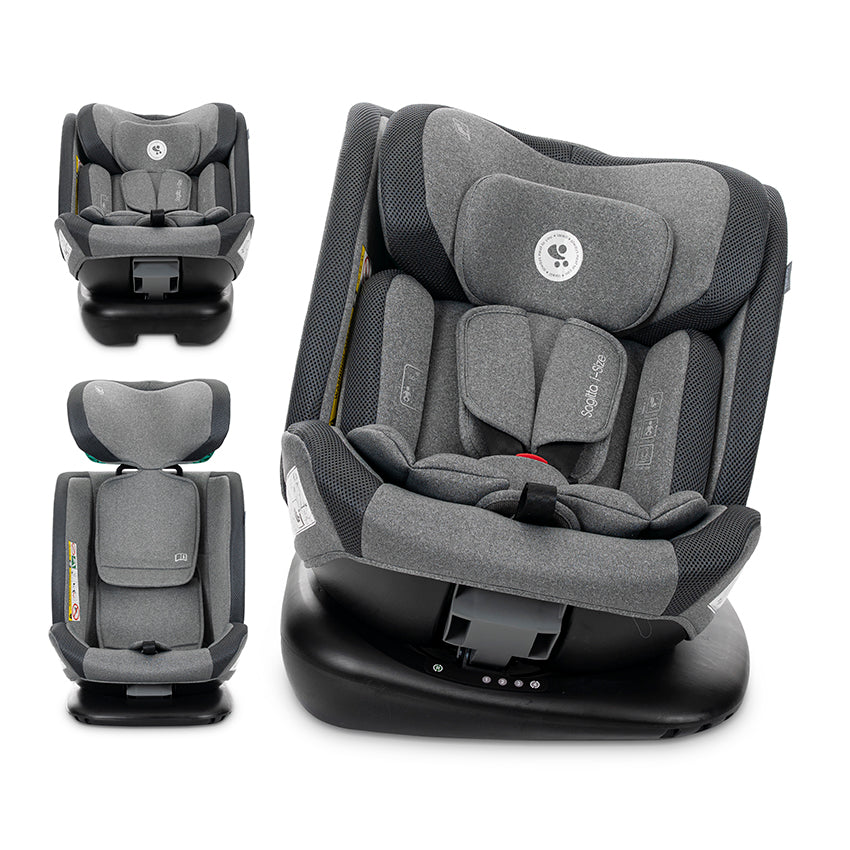 Scaun auto pentru copii, Sagitta, i-Size, rotativ 360, protectie laterala SPS, spatar reglabil, 0-12 ani, 40-150 cm, SPS [ps:7a2f46be-ced9-4598-849f-992c266f5695]