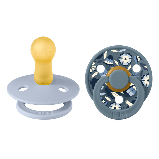 BIBS x Liberty - Set 2 Suze Latex Bobo - Dusty Blue/Petrol [ps:7474af30-f179-4de2-9cfc-cac37940c46a]