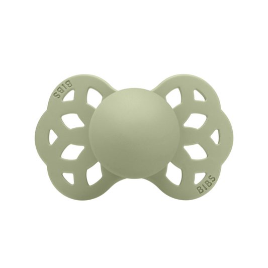 Suzeță BIBS Infinity Silicon, Tetină Simetrică, 6 luni - - Sage [ps:8723cf47-7fd7-4884-96e6-e59d62eee529]