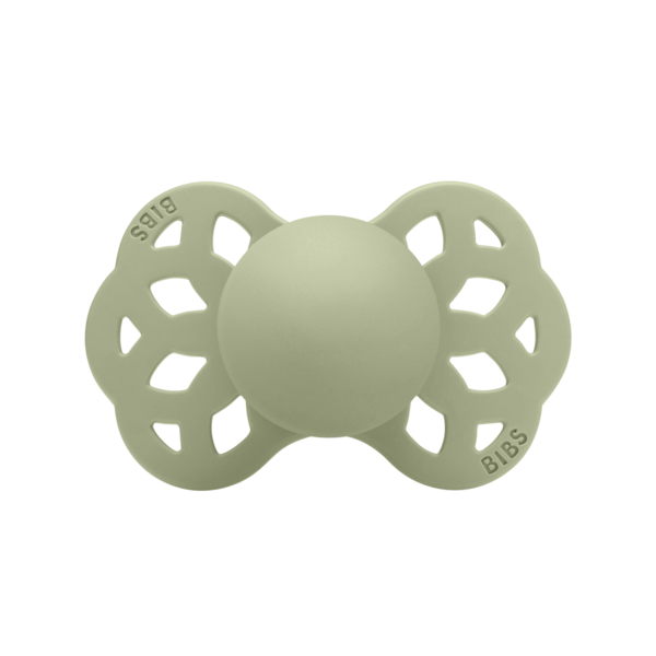 Suzeță BIBS Infinity Silicon, Tetină Simetrică, 6 luni - - Sage [ps:8723cf47-7fd7-4884-96e6-e59d62eee529]
