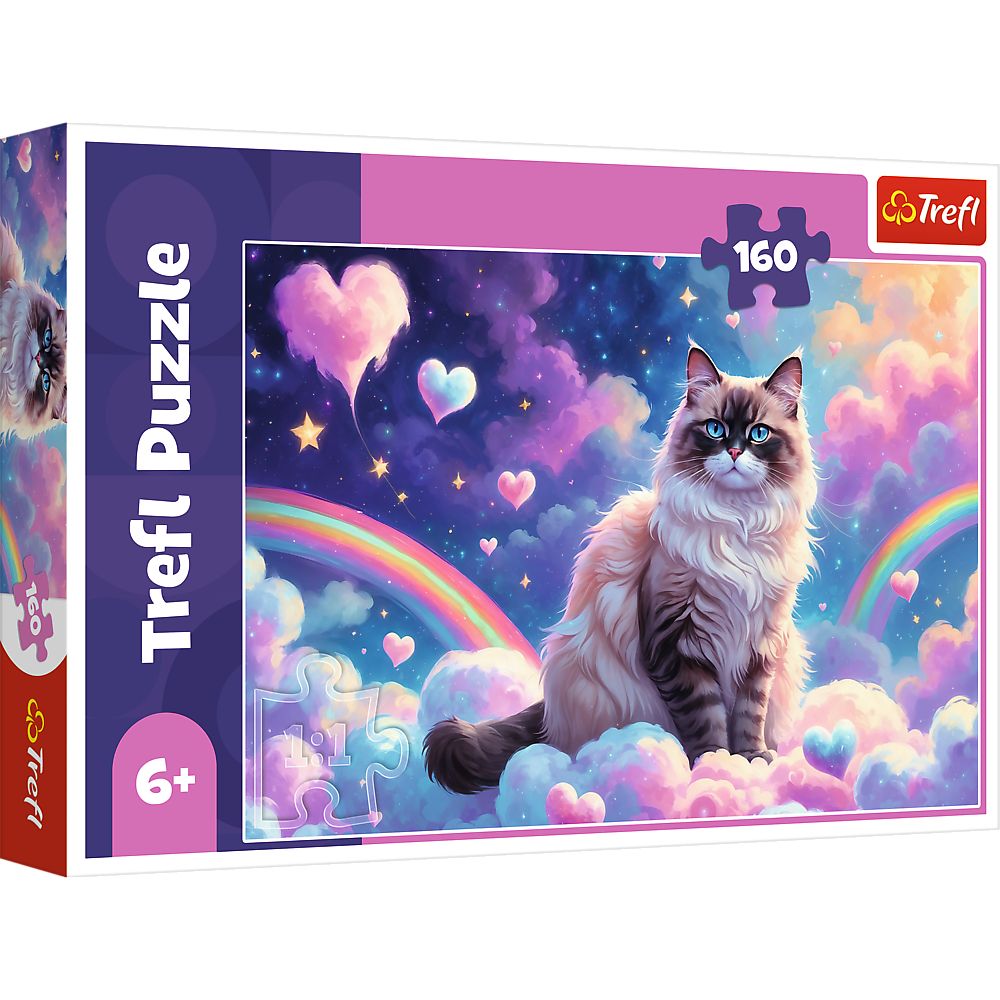 Puzzle Trefl Pisicuța Domestică 160 Piese - Infant - Default Title [ps:8e86d918-81f5-4253-b34b-2ce86c00a5b2]