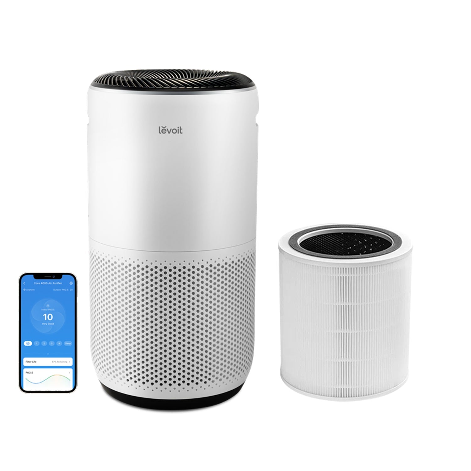 Pachet promo: Purificator de Aer LEVOIT Core 400S + Filtru de schimb L - Default Title [ps:f2f3a74d-2a7a-4ed2-9925-9b23490a2d36]