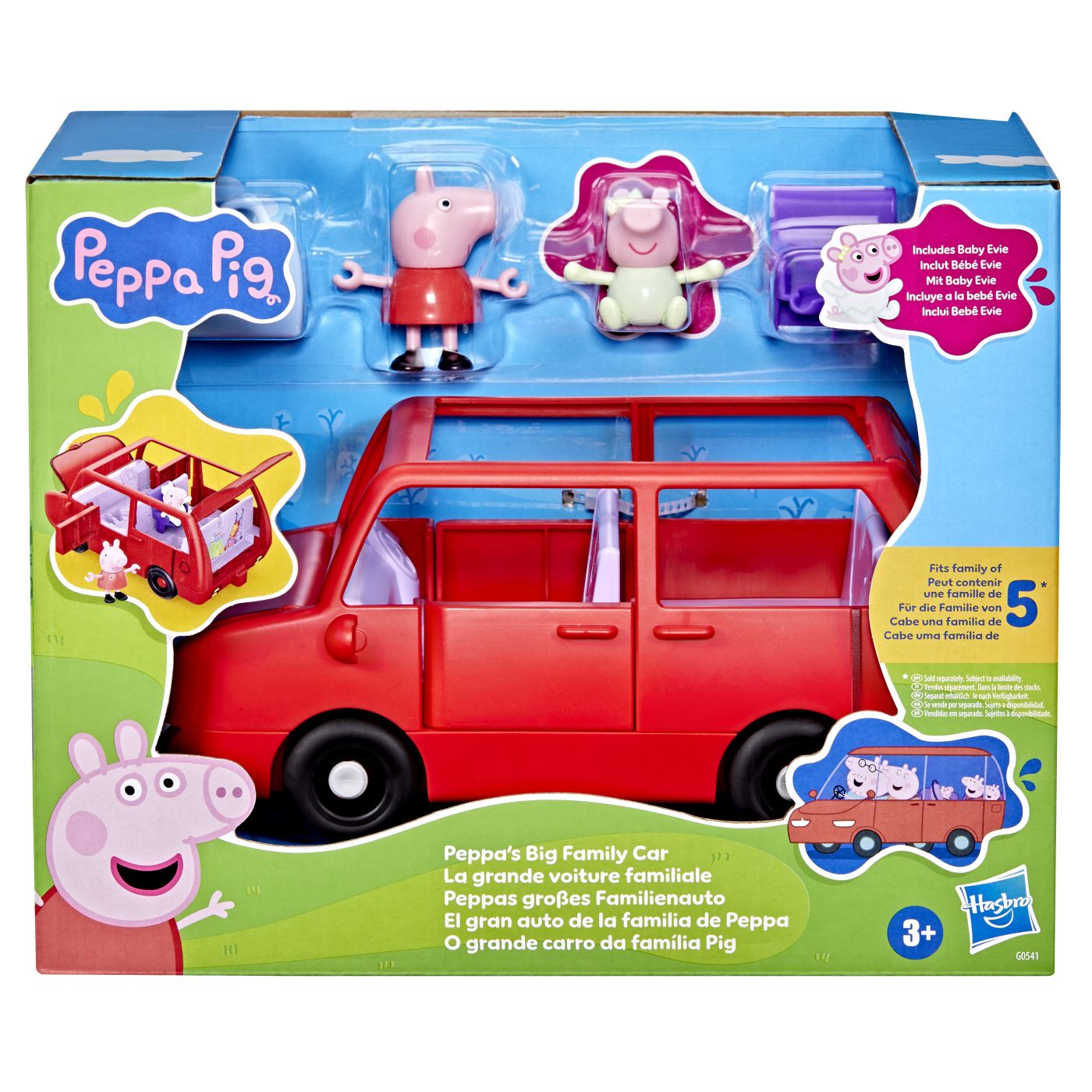 PEPPA PIG MASINA ROSIE A FAMILIEI Hasbro - Figurine [ps:0f8256c3-db0c-4285-80c7-db775bf7015f]