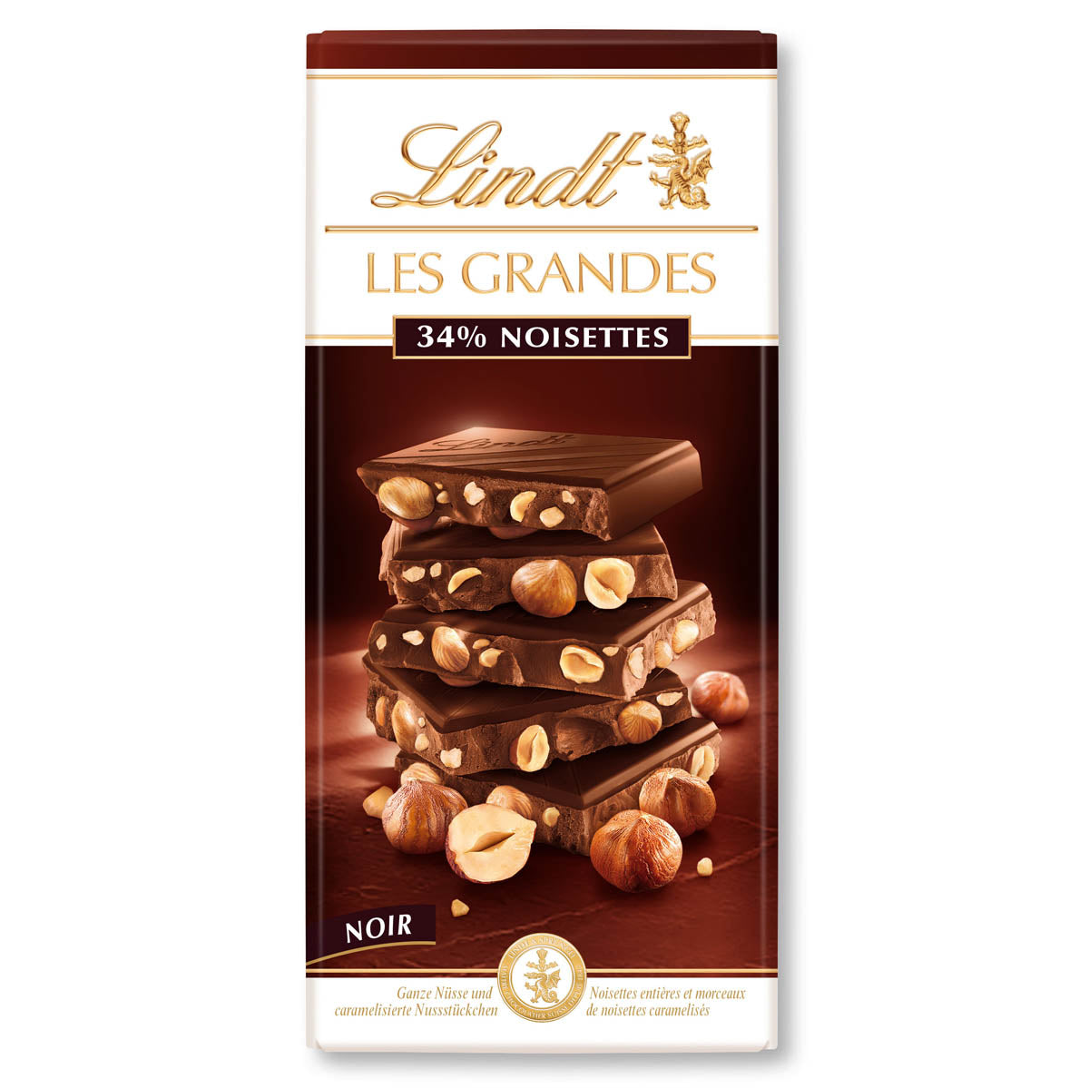 LINDT Grand Noisette, tableta de ciocolata, neagra, 150 g [ps:e4193dbf-92b3-4dcd-a3cd-bf2e969fb0a8]