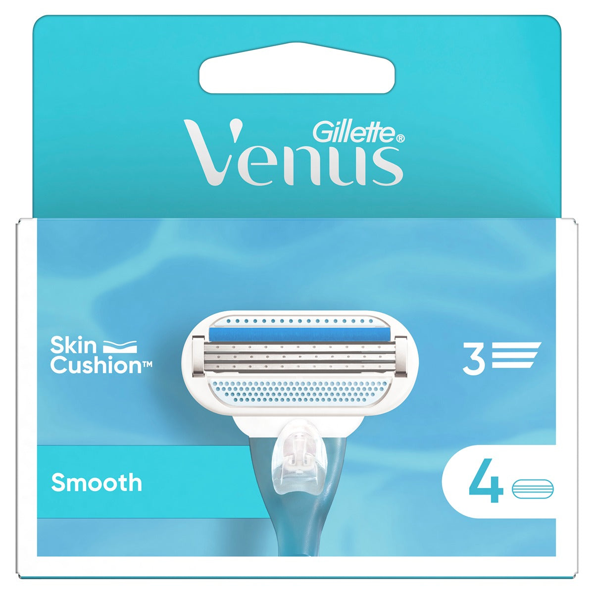 GILLETTE Venus Smooth, rezerva aparat de ras, pentru femei, 4 buc [ps:49add81c-c8cc-4ba2-8c0b-cd6ca415d03c]