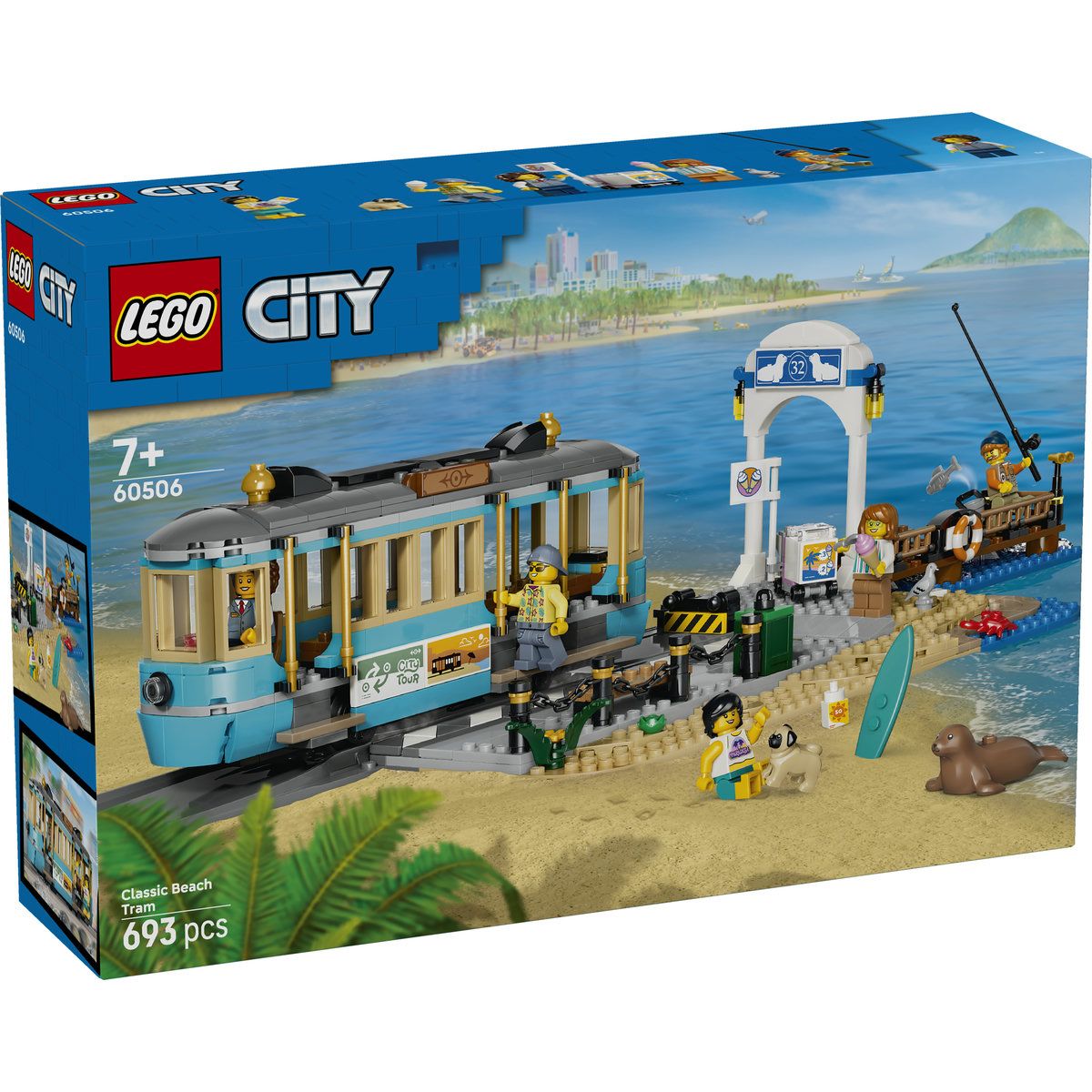 LEGO City Tramvai de Plaja Clasic 60506 - Set de Construcție - Default Title [ps:419d9e02-898c-4742-8094-fae64b189044]